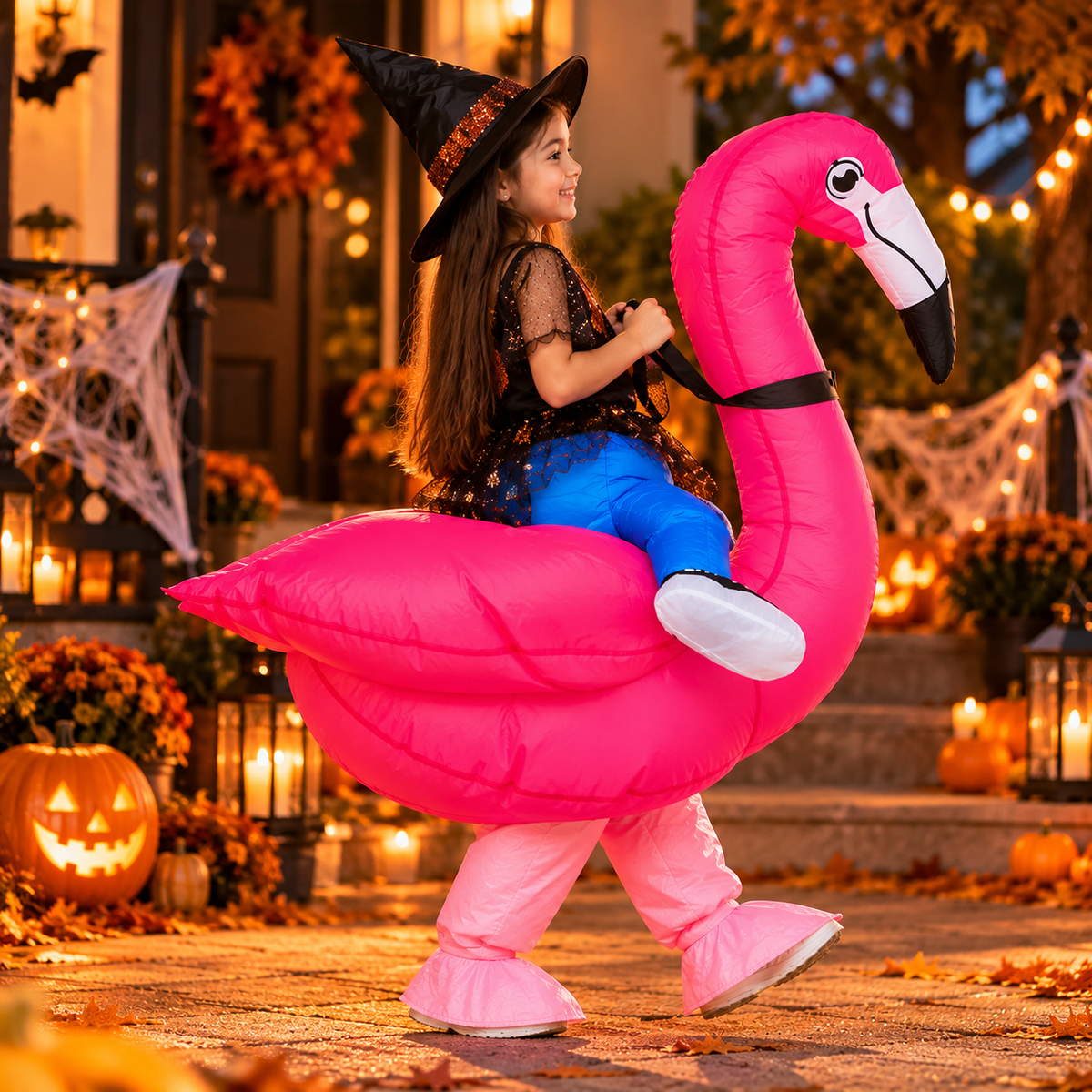 Disfraz Inflable de Flamingo para Niños 🦩