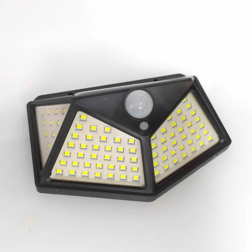 LAMPARA LED CON RECARGA SOLAR Y SENSOR