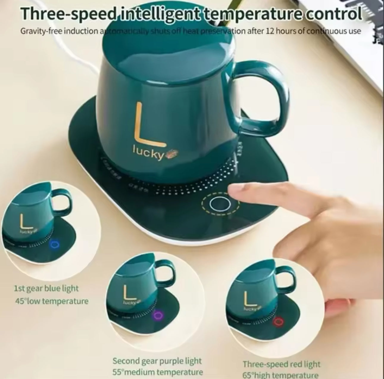 TAZA CON CALENTADOR ELÉCTRICO