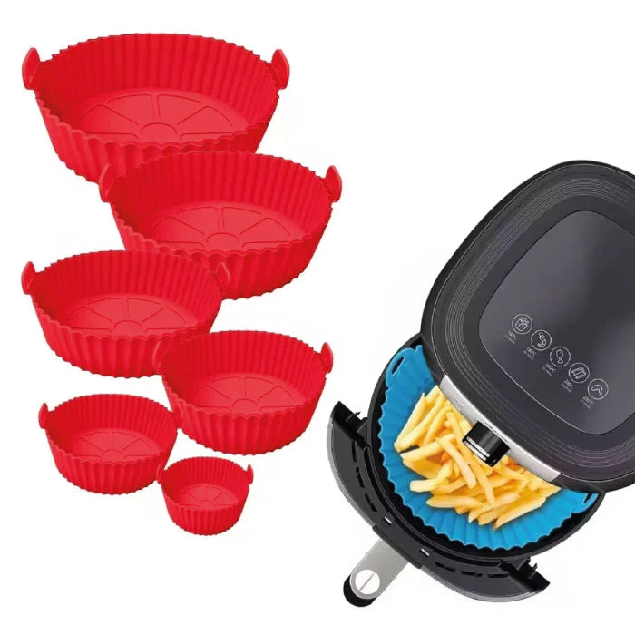 MOLDE SILICONA x6 PARA FREIDORA DE AIRE