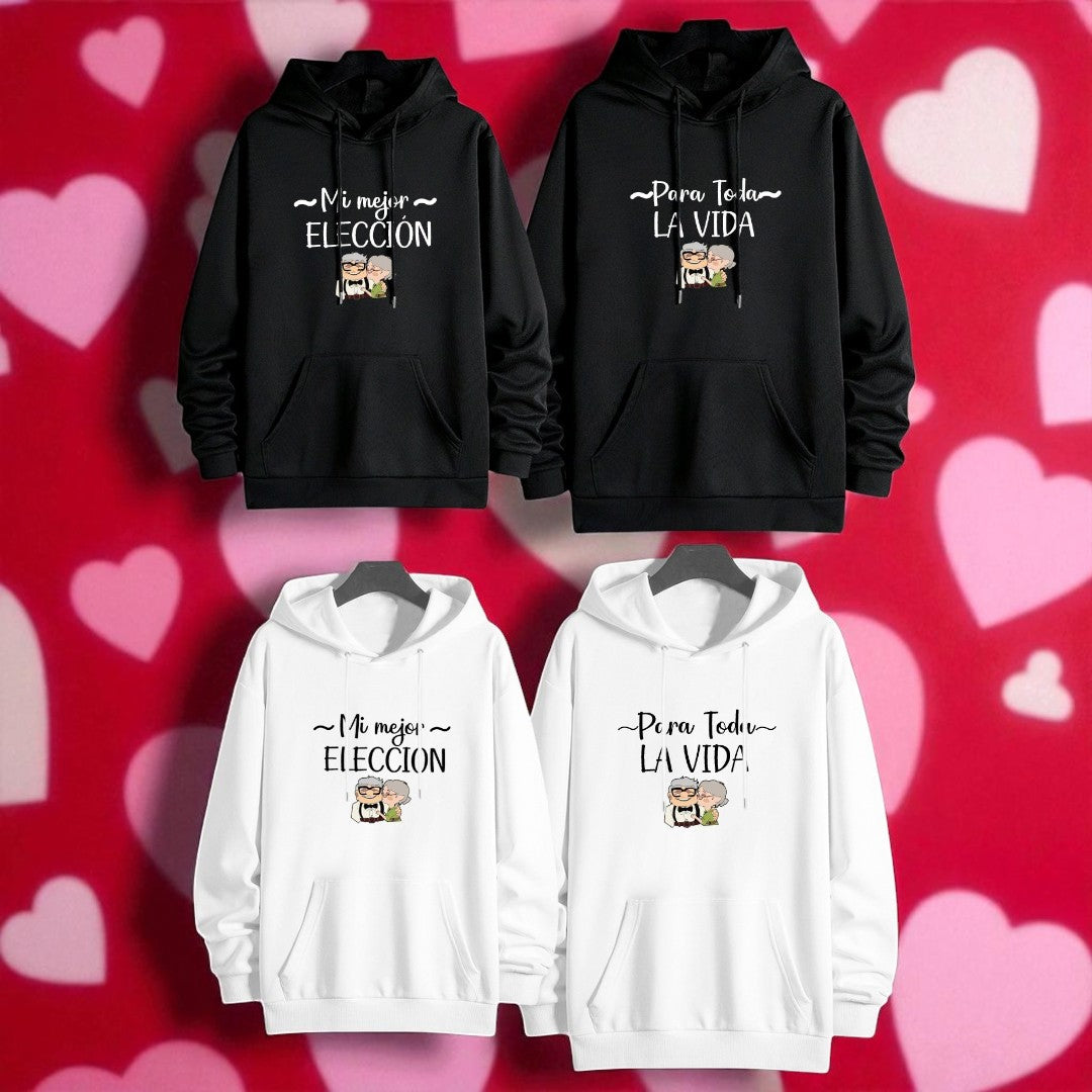 🖤 Buzos de Pareja Amor & Amistad Carl & Ellie
