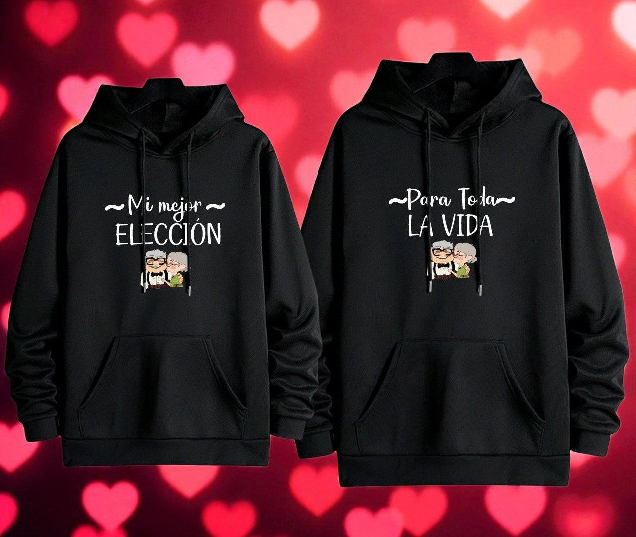 🖤 Buzos de Pareja Amor & Amistad Carl & Ellie