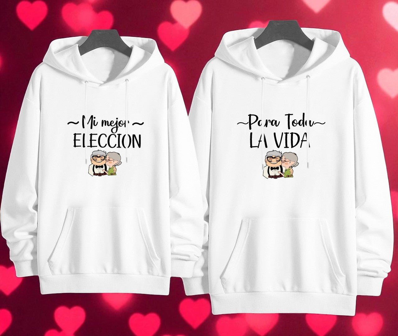 🖤 Buzos de Pareja Amor & Amistad Carl & Ellie