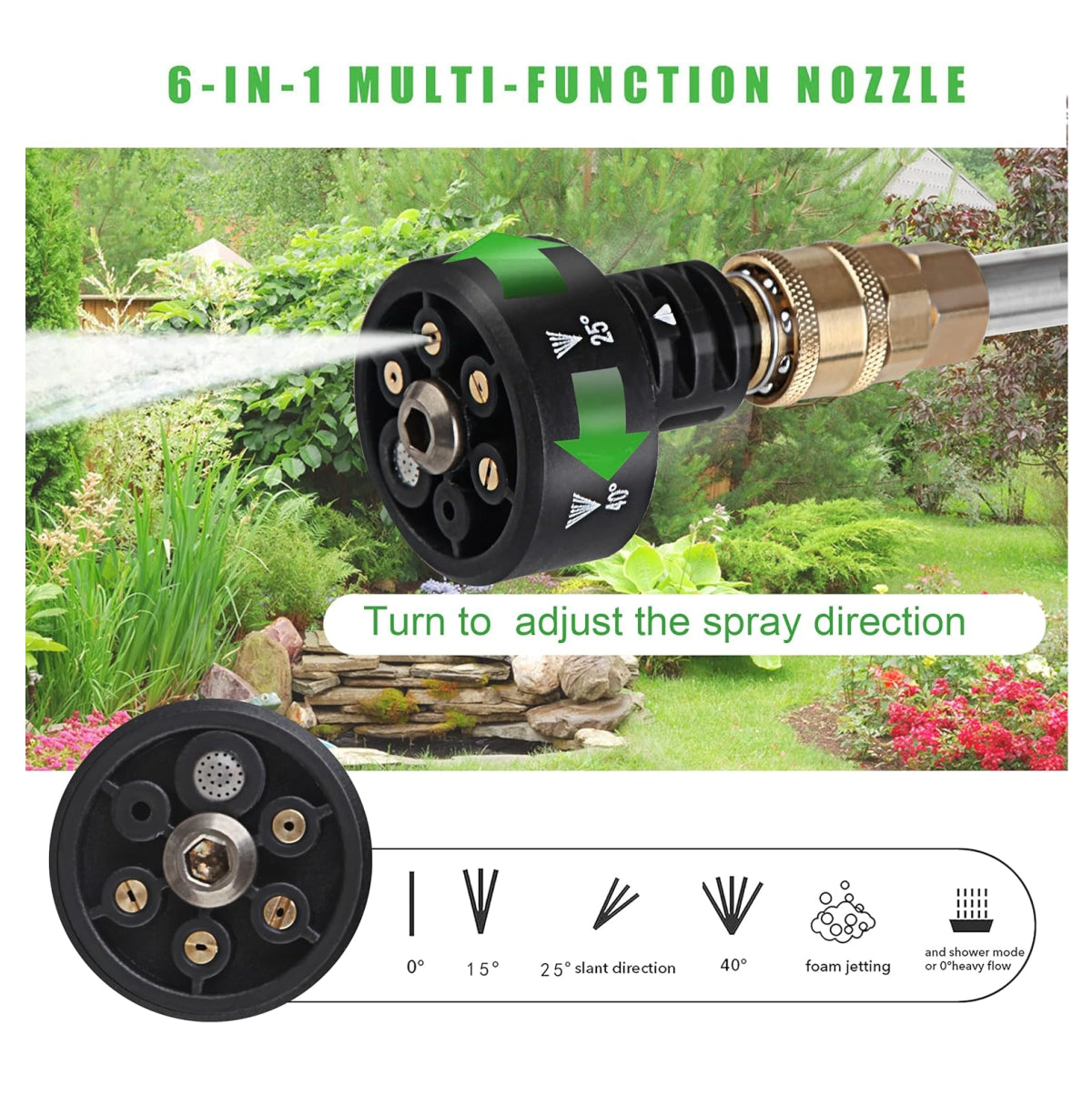 Hidrolavadora 6 en 1 Inalambrica portatil