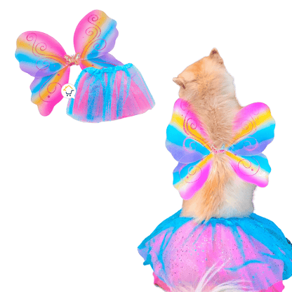 Disfraz Peludos Mariposa Tecnicolor