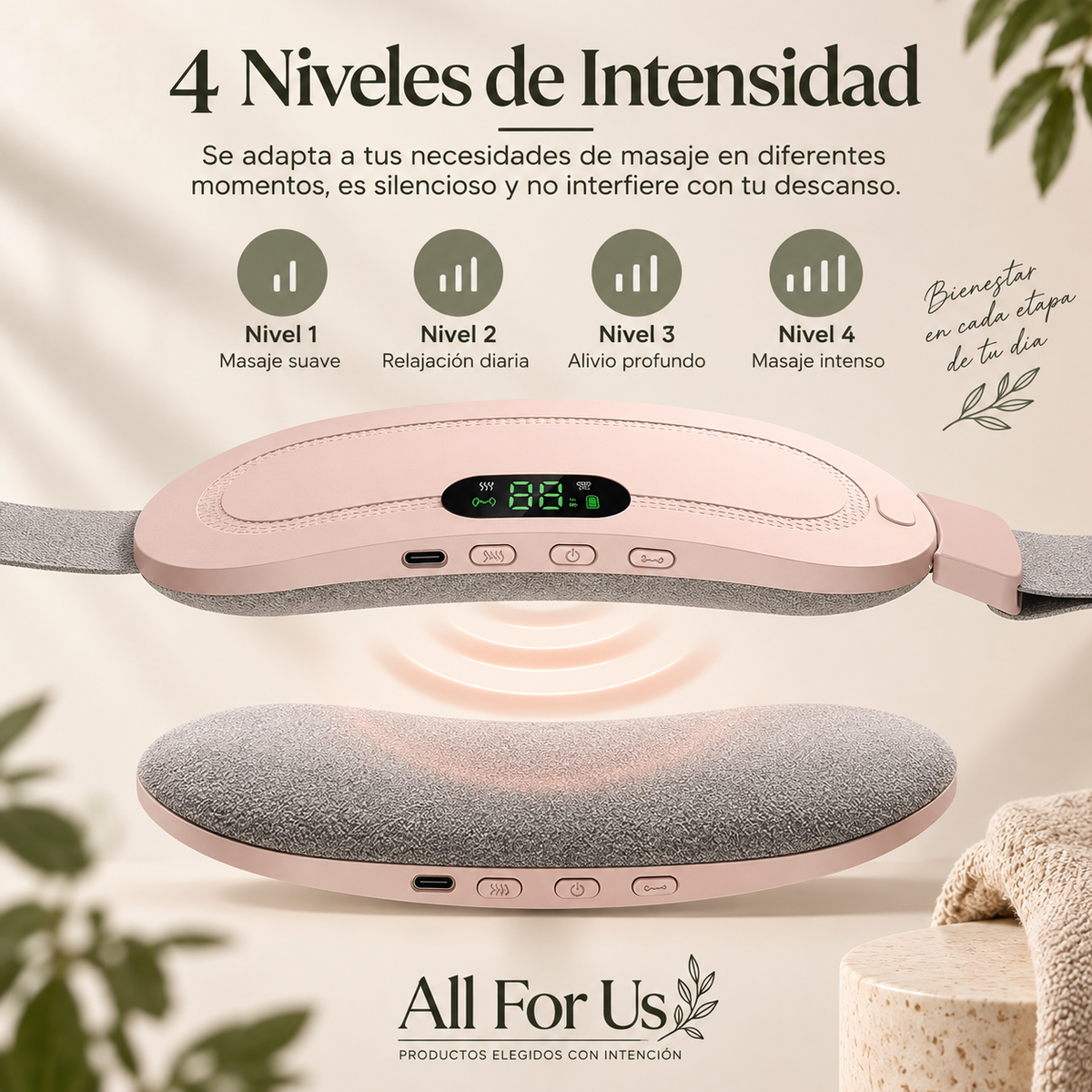 Cinturón Térmico Alivio Cólicos