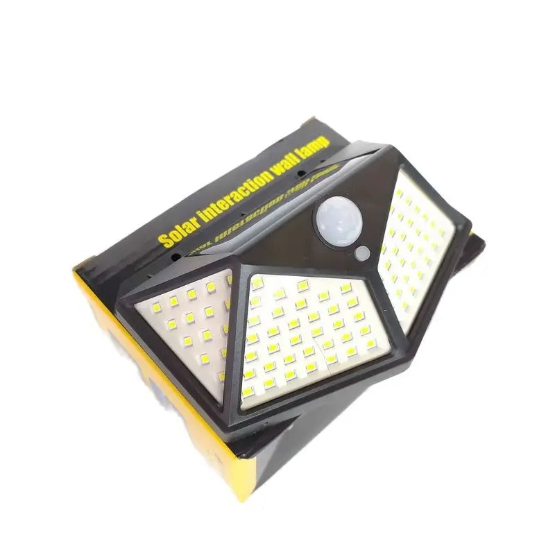 LAMPARA LED CON RECARGA SOLAR Y SENSOR