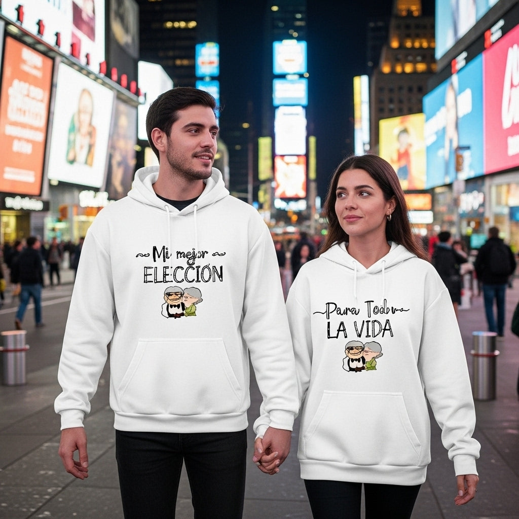 🖤 Buzos de Pareja Amor & Amistad Carl & Ellie