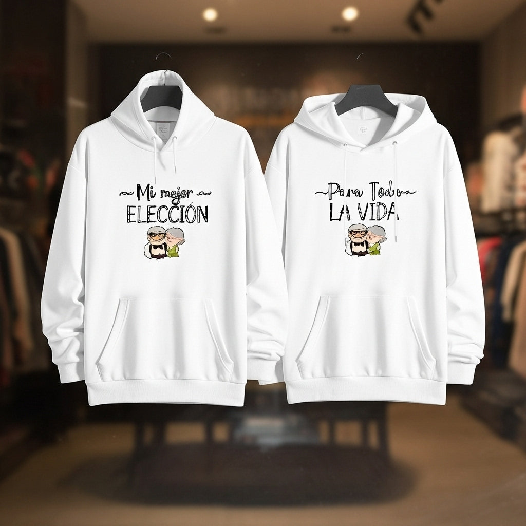 🖤 Buzos de Pareja Amor & Amistad Carl & Ellie