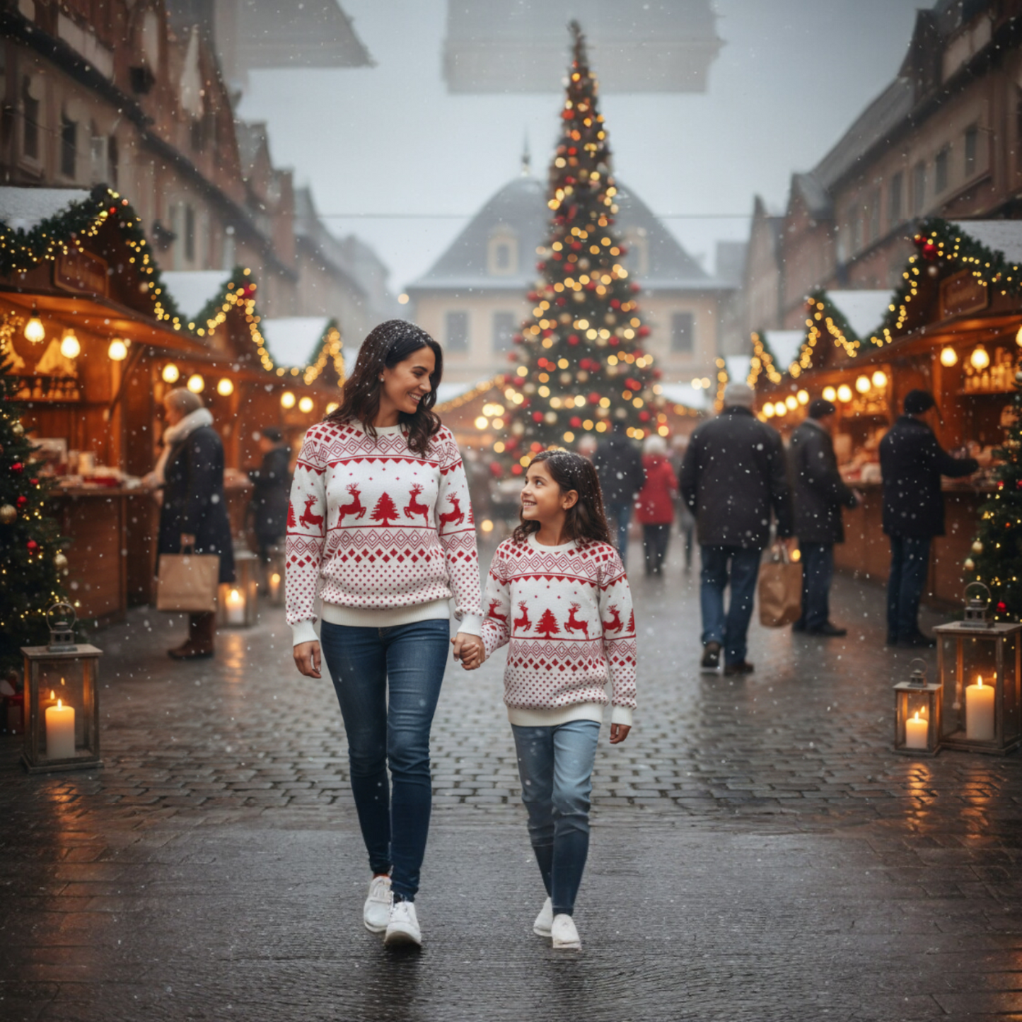 Sacos Navideños Renos & Pino