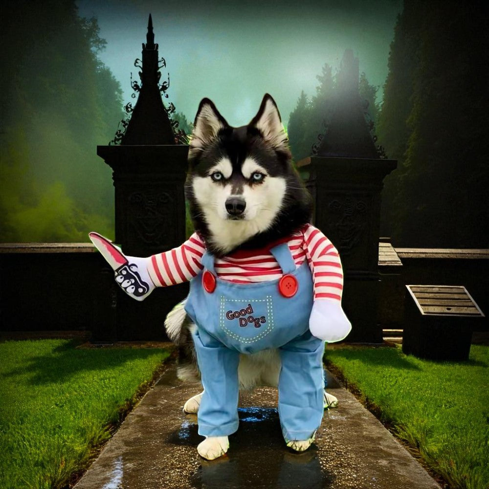 DISFRAZ CHUCKY PARA PERRITOS