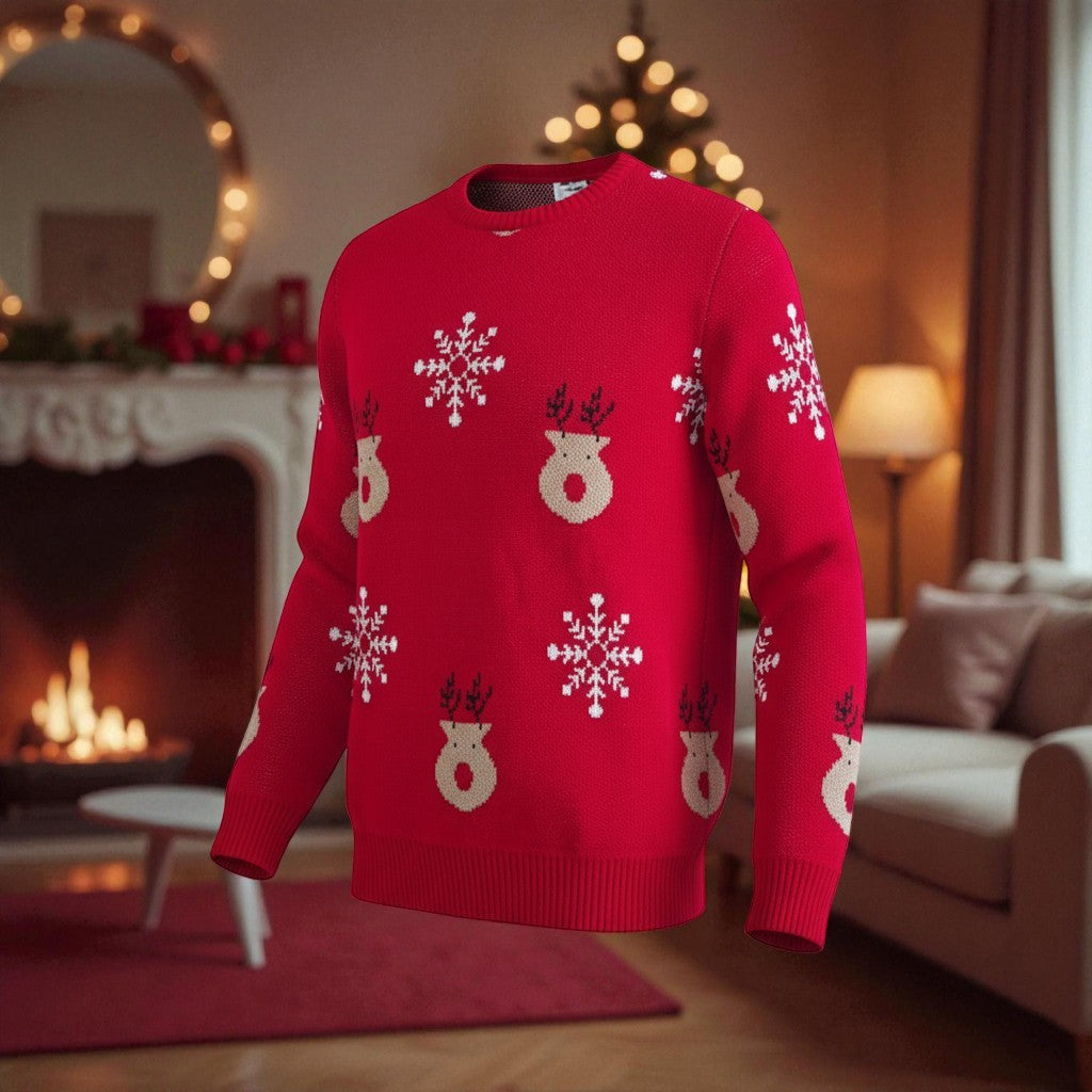 Sacos Navideños Renos & Copos Nieve