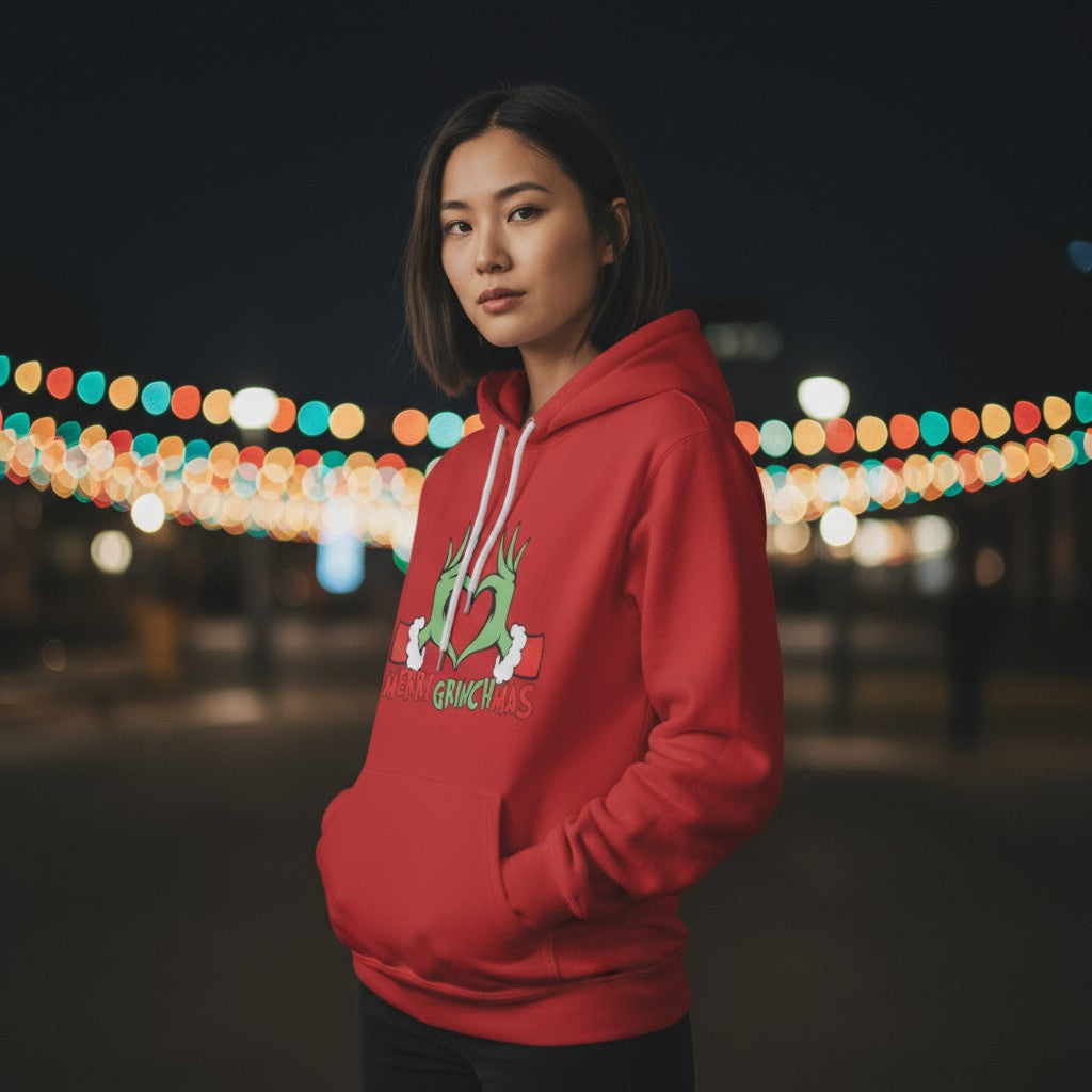 Hoodies Navideños Merry Grinchmas